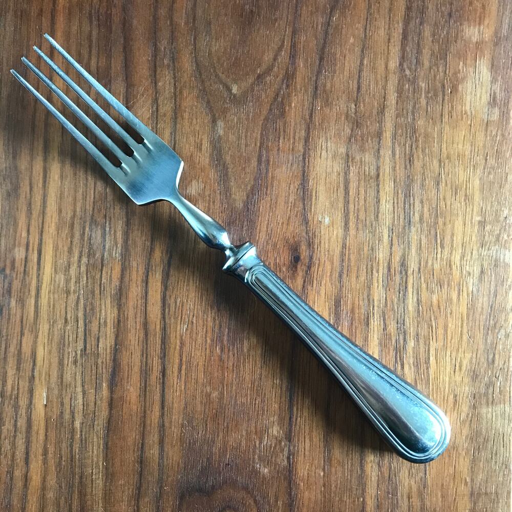 Williams Sonoma WSF15 Stainless France Glossy Silverware Single Dinner Fork